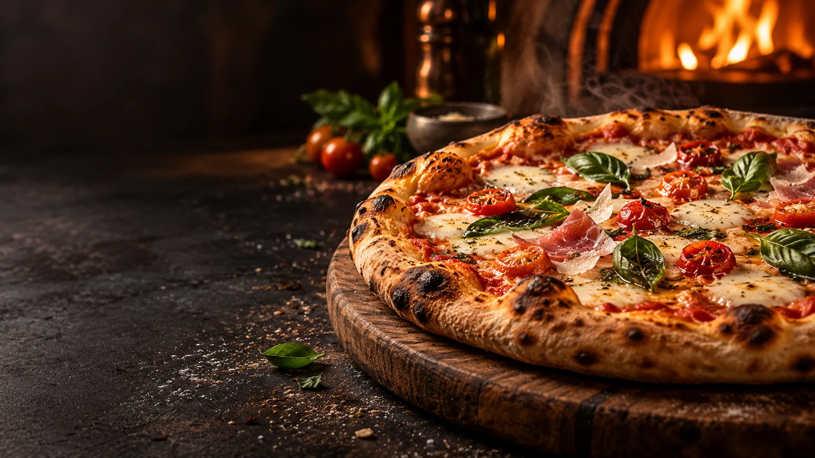 Pizza artesanal da Pizzaria Modelo